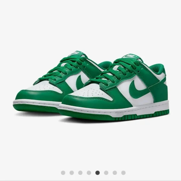 Nike Dunk Low White Malachite Sneakers - Picture 2 of 10